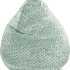 Sitting Point Poufs Pouf Poire XXL Fausse Fourrure Douce à Relief Ivoire 80x130cm -Chaise Soldes 2024 pouf poire xxl fausse fourrure douce a relief vert sauge 80x130cm