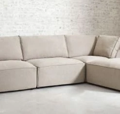 Maisons Du Monde Canapés Modulables Pouf Pour Canapé Modulable En Tissu Beige -Chaise Soldes 2024 pouf pour canape modulable en tissu beige 1000 2 37 147596 8