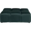 Kare Design Poufs Pouf Repose-pieds En Velours Vert Foncé