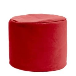Jumbo Bag Poufs Pouf Rond D'intérieur En Velours Sauge -Chaise Soldes 2024 pouf rond d interieur en velours rouge scarlet