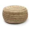 Bazar Bizar Poufs Pouf Rond En Herbe De Mer Naturel D60