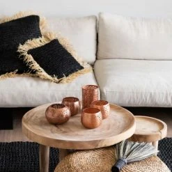 Bazar Bizar Poufs Pouf Rond En Jacinthe D'eau D60 -Chaise Soldes 2024 pouf rond en jacinthe d eau d60 5