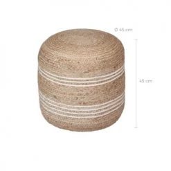 Rendez Vous Déco Poufs Pouf Rond En Jute -Chaise Soldes 2024 pouf rond en jute 3