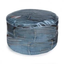 Reversible Poufs Pouf Rond Transparent à Remplir -Chaise Soldes 2024 pouf rond transparent a remplir 3