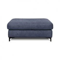 Maison Aubertin Poufs Pouf Salon Tissu Bleu