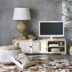 Maisons Du Monde Poufs Pouf Tressé En Jute Et Coton Blanc 30x60cm -Chaise Soldes 2024 pouf tresse en jute et coton blanc 30x60cm 1000 13 16 169469 10