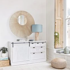 Maisons Du Monde Poufs Pouf Tressé En Jute Et Coton Marron Et écru -Chaise Soldes 2024 pouf tresse en jute et coton marron et ecru 1000 5 35 222501 3