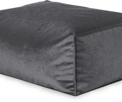 Sitting Point Poufs Repose-pied D'intérieur Aspect Velours Pétrole 55x65x35cm -Chaise Soldes 2024 repose pied d interieur aspect velours anthracite 55x65x35cm