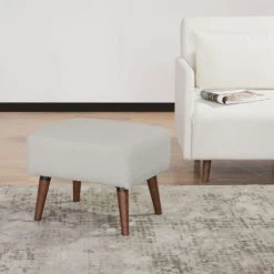 Drawer Repose-pieds En Tissu Bouclette Pieds Bois Foncé Gris Clair -Chaise Soldes 2024 repose pieds en tissu bouclette pieds bois fonce gris clair 5