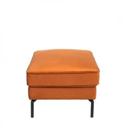 Drawer Repose-pieds En Velours Rouille -Chaise Soldes 2024 repose pieds en velours rouille 3