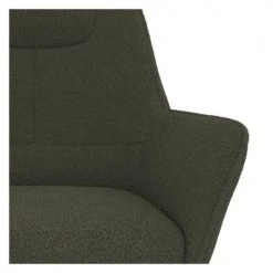 Rendez Vous Déco Fauteuils Rocking-chair Kaki Effet Laine Bouclette En Tissu -Chaise Soldes 2024 rocking chair kaki effet laine bouclette en tissu 4