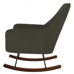 Rendez Vous Déco Fauteuils Rocking-chair Kaki Effet Laine Bouclette En Tissu -Chaise Soldes 2024 rocking chair kaki effet laine bouclette en tissu 5