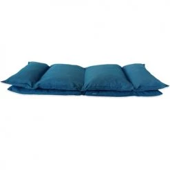 Mobili Rebecca Fauteuils Siège De Sol Rembourré En Métal Et Polyester Bleu Foncé -Chaise Soldes 2024 siege de sol rembourre en metal et polyester bleu fonce 4