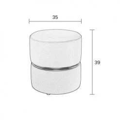 Mathi Design Poufs Tabouret Pouf Velours Vert -Chaise Soldes 2024 tabouret pouf velours vert 2